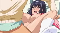 Cute anime girl gets her pussy filled with lots of cum